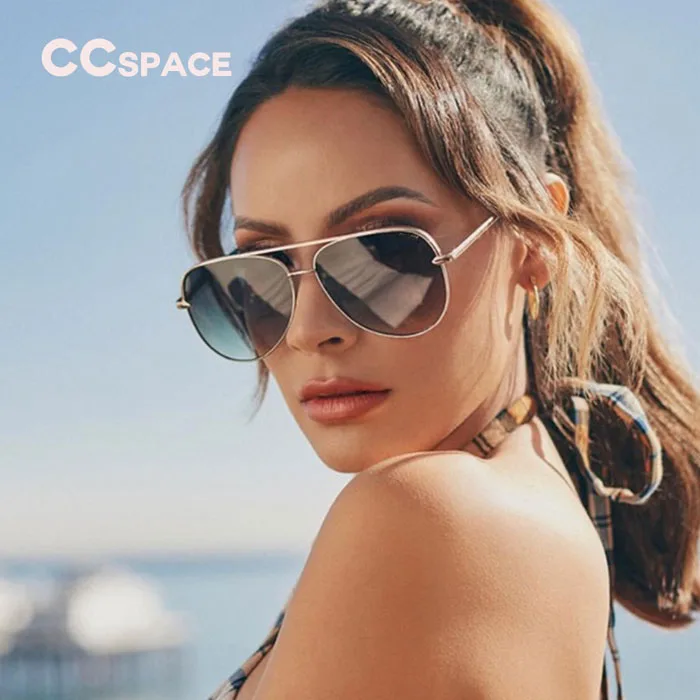 47726 XL pilot Sunglasses Oversized Australia Key Luxury Pilot Women Shades Vintage Brand Glasses Designer Female Oculos UV400