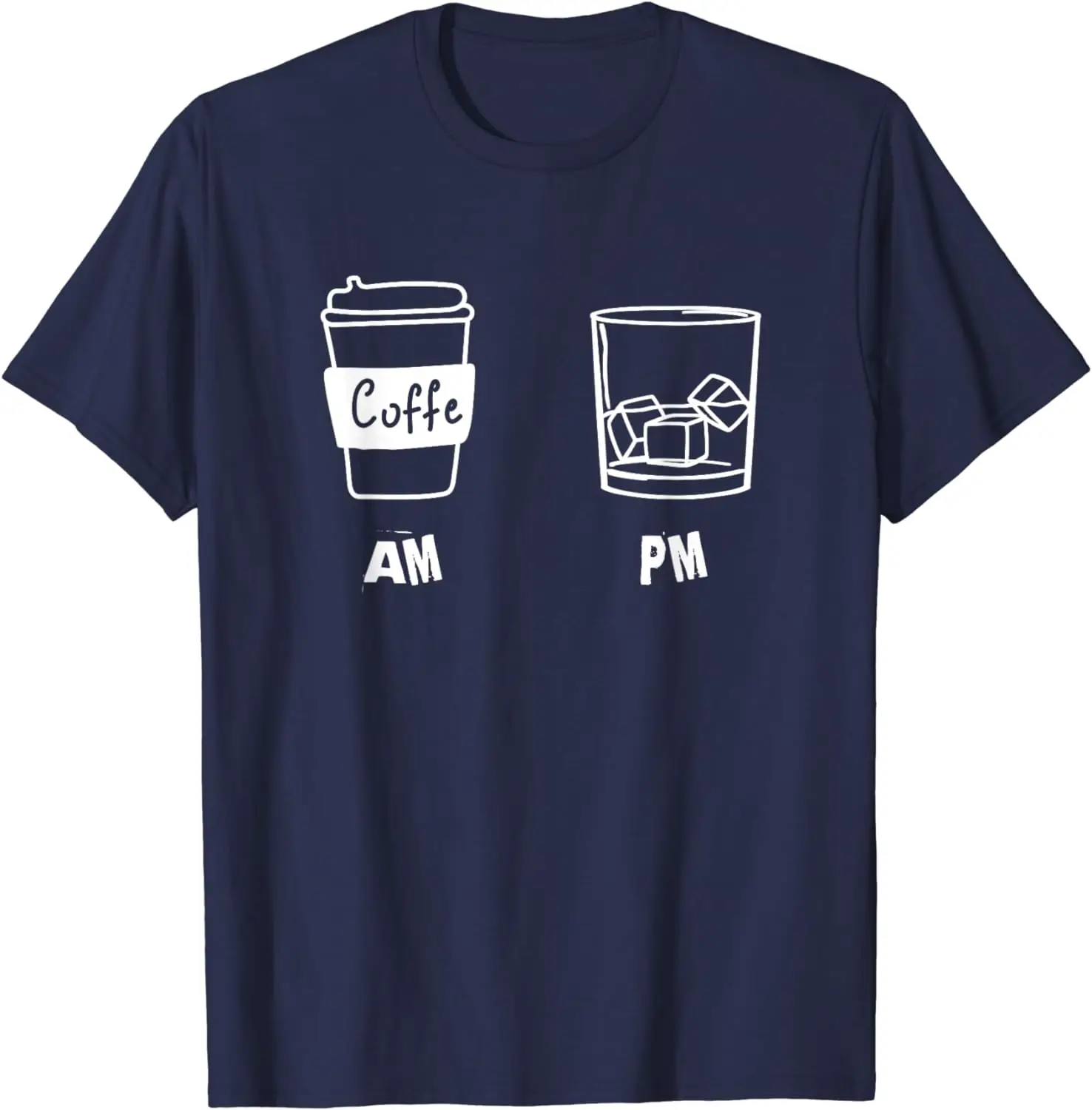 AM Coffee PM Win Funny Drink Lovers T-Shirt