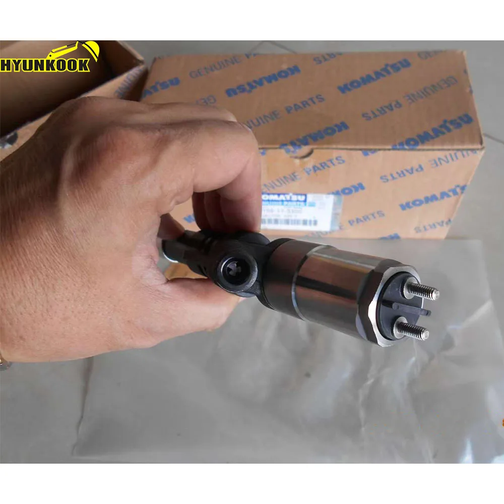 Hot Sale 6156-11-3300 Fuel Injector 6156-11-3301 6156-11-3310 095000-1211 Engine PC400-7 SA6D125E-3 SAA6D125E-3 Diesel Injector