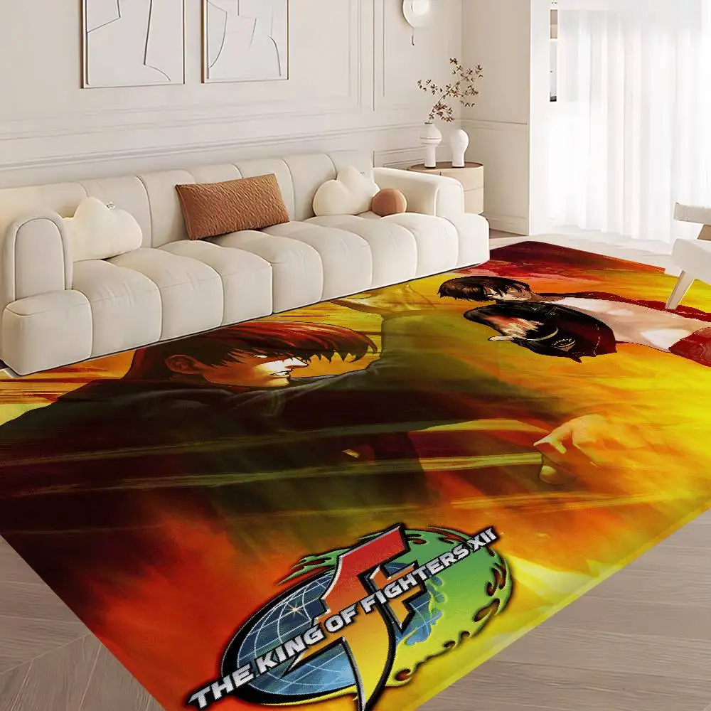 Fighting Game K-King Of F-Fights Floor Mat Rectangle Anti-slip Home Soft Badmat Front Door Indoor Outdoor Mat Welcome Doormat