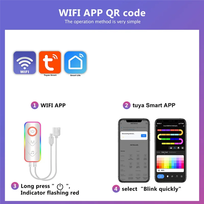 A19F-Smart RGB Luci d'atmosfera a LED fai-da-te Lampada da parete triangolare APP Sincronizzazione musicale Sala giochi TV (Bluetooth)