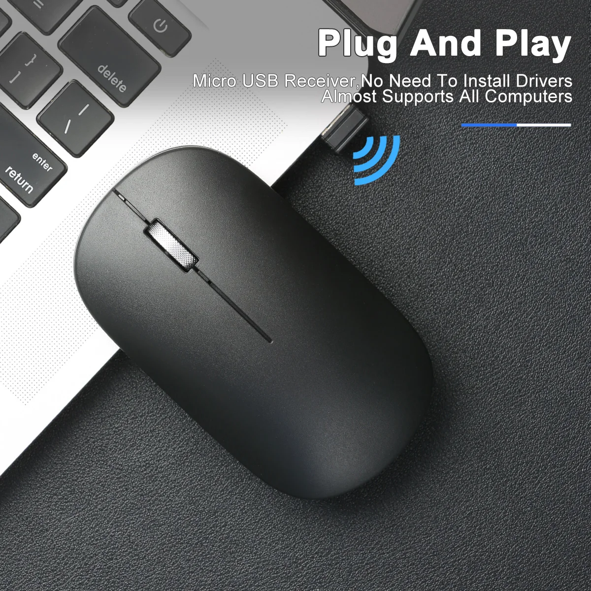 Mini 2.4 GHz Wireless Optical Mouse Portable Wireless USB Mouse for Notebook PC Laptop MacBook  Accessories Cordless Mice