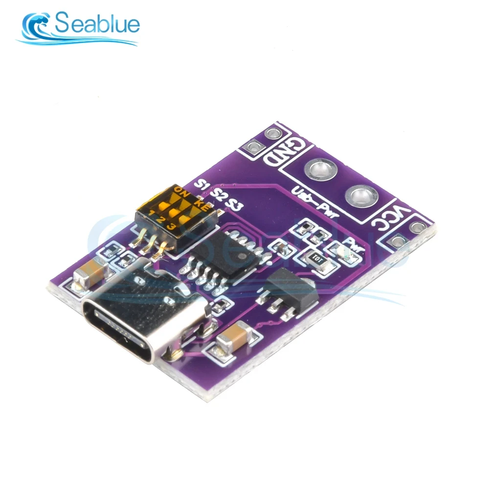 Type-C QC AFC PD2.0 PD3.0 to DC Spoof Scam Fast Charge Trigger Polling Detector USB-PD Notebook Power Supply Change Board Module