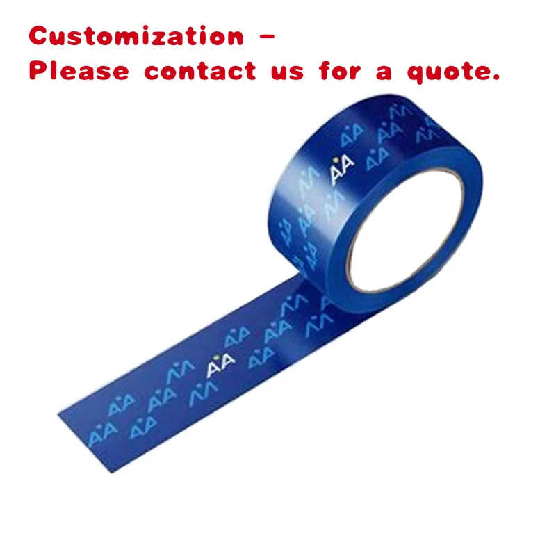 custom.Custom Printed Heat-Resistant Adhesion Packaging Tape Single Sided Seal Tape Carton Sealing and Masking