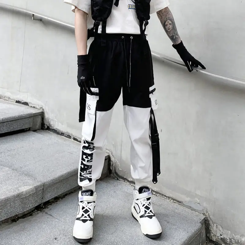 VERSMA Korean Harajuku Ulzzang Youth Harem Pants Trousers Male Hip Hop Dance Costumes Punk Jogger Sports Leggings Men Sweatpants