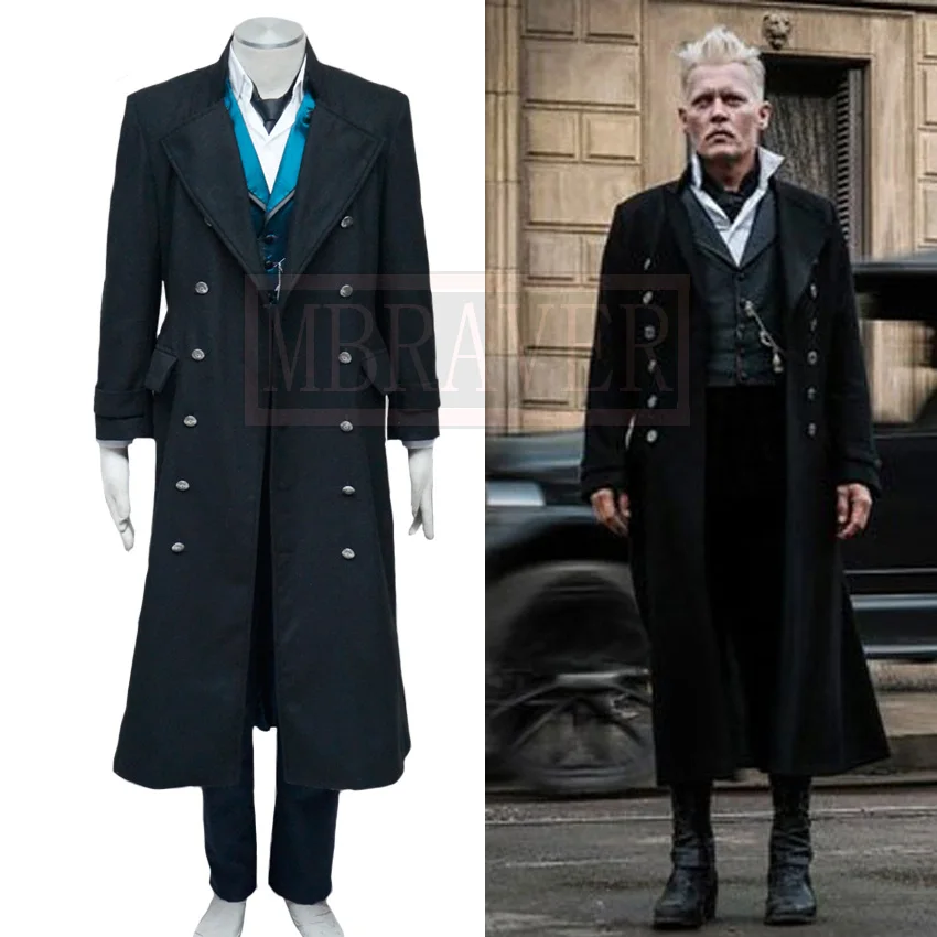 Gellert Grindelwald Cosplay Costume Halloween Uniform Outfit Customize Any Size