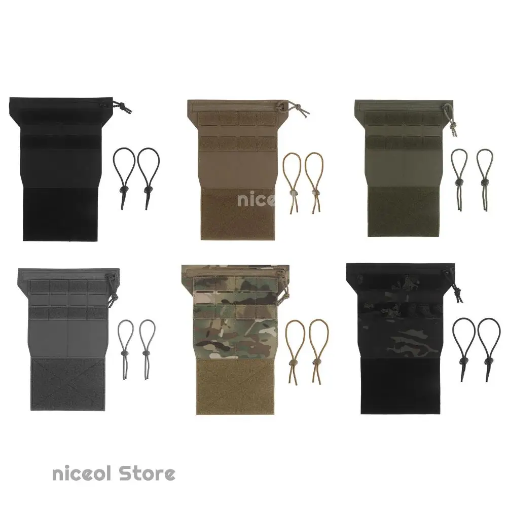 Adjustable Molle Chest Rigs Reusable Tactic Chest Armor Management Panel for Diary Card Battery Utility Storage Pouches