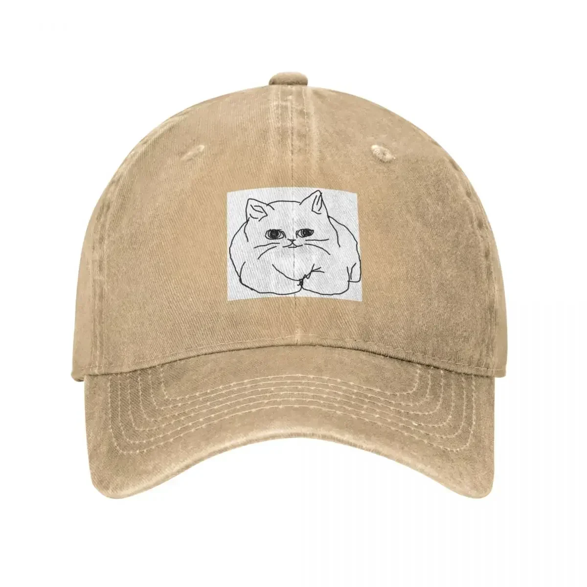 

2023 New Cat Stare Cap Cowboy Hat Golf Wear Beach Bag Cosplay Women's Hats For The Sun Men's