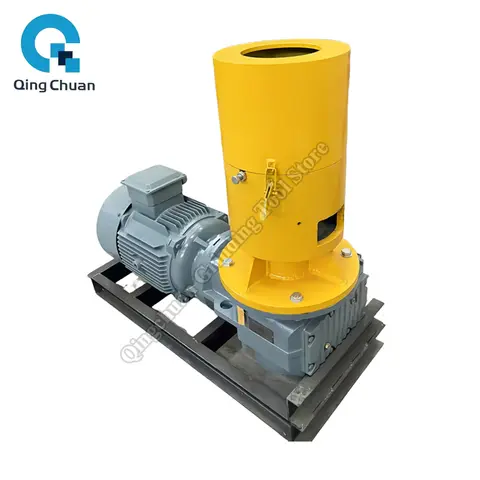 Wood Shavings Pelletizer Eco-Friendly Woodworking Machinery Straw Rice Husk Straw Grass Biomass Fuel Production