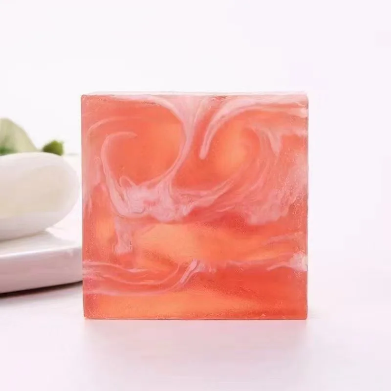 Red Pomegranate Soap 80g*2PCS with Camel Milk and Essential Oil, Nourishing and Refreshing Bath Soap