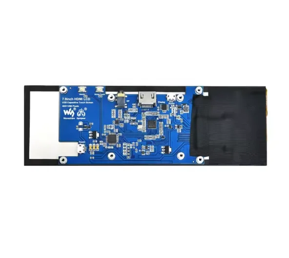 7.9inch LCD Waveshare Capacitive Touch Screen LCD 400*1280 Compatible IPS Temp Monitor Display for Raspberry Pi 5 4B 3B