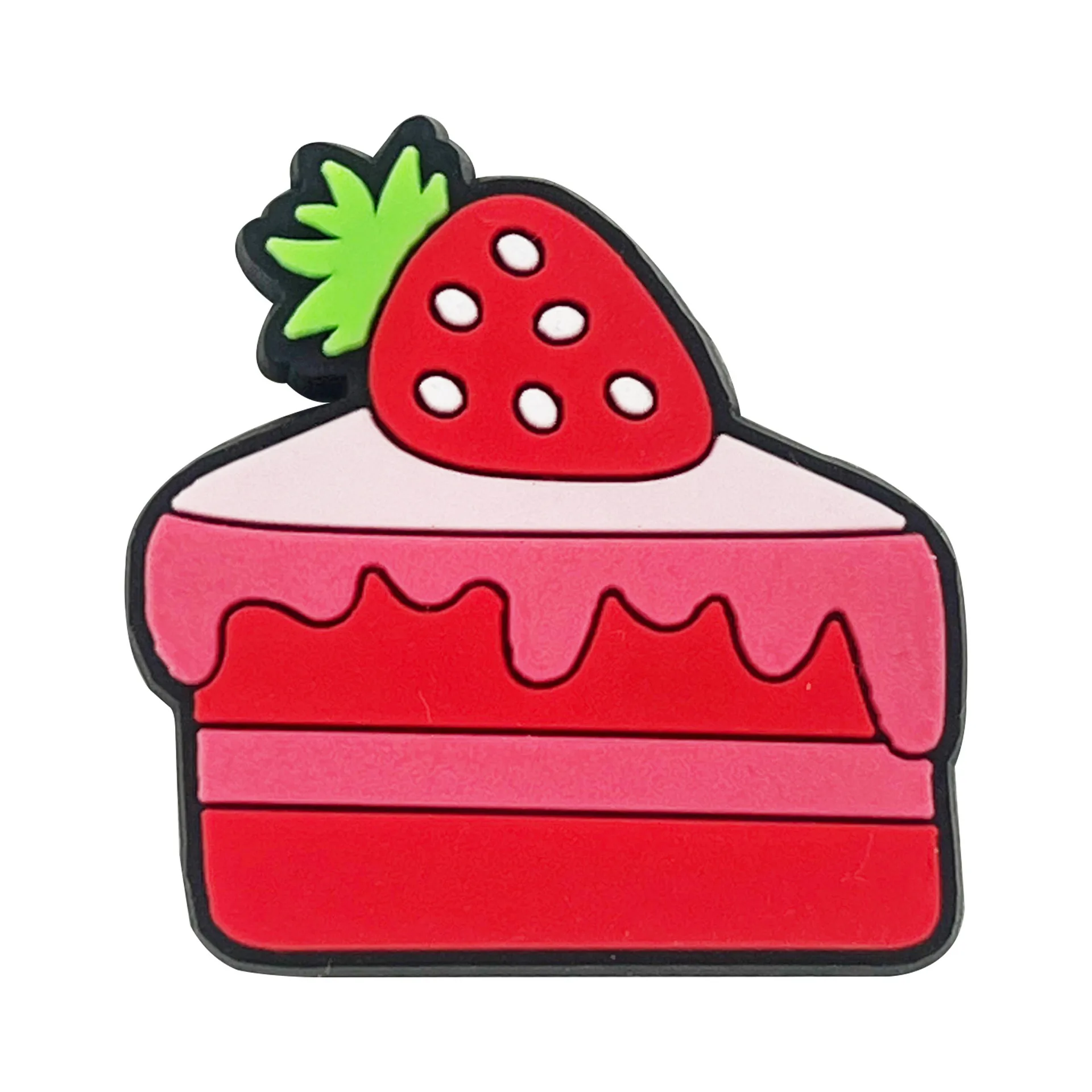 9/27pcs/set Cute Strawberry Girl Cartoon Series for Cartoon Shoe Charms Accessories DIY Decoration for Classic Clog Kids Gifts image 4
