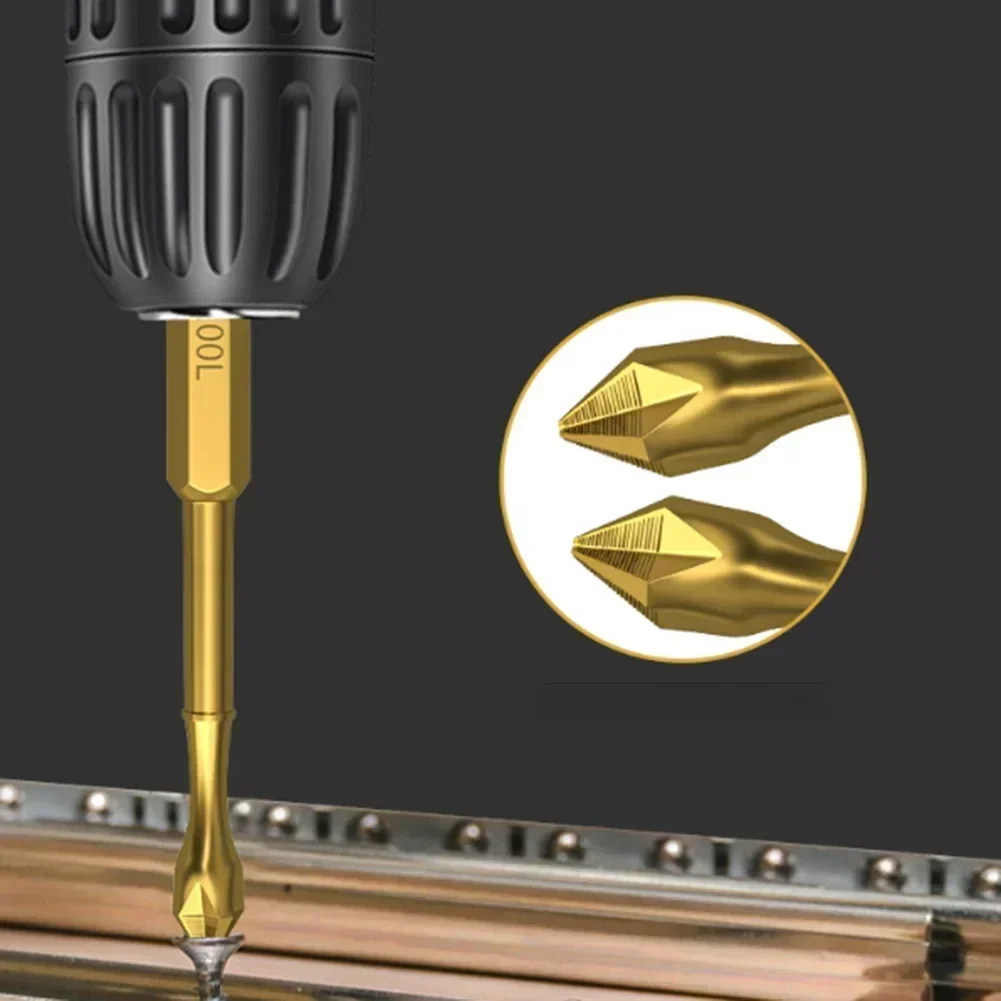 Cacciavite antiscivolo K5 PH2 Durezza del cacciavite a croce con testa magnetica per lotto - Utensili manuali per cacciavite con punta da trapano a impatto