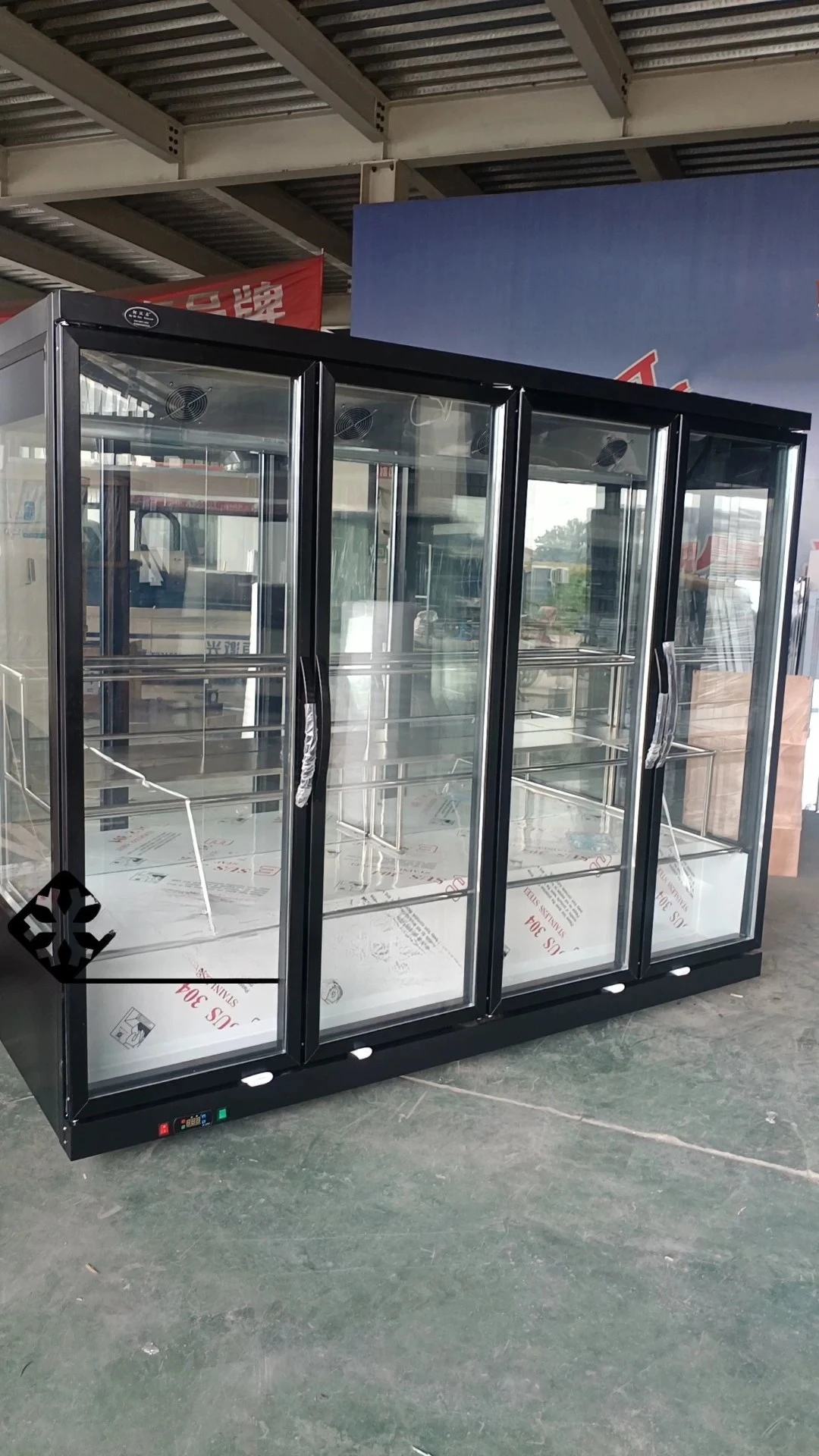 c flower fresh-keeping cabinet floral full-screen display refrigerated cabinet fully transparent large-capacity display cabinet