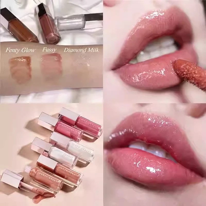 لوحة إضاءة للوجه شديدة اللمعان من Fenty Beauty، عصا تحديد الوجه الطبيعية، مسحوق ماسي ثلاثي الأبعاد، لامع للوجه الناعم #6