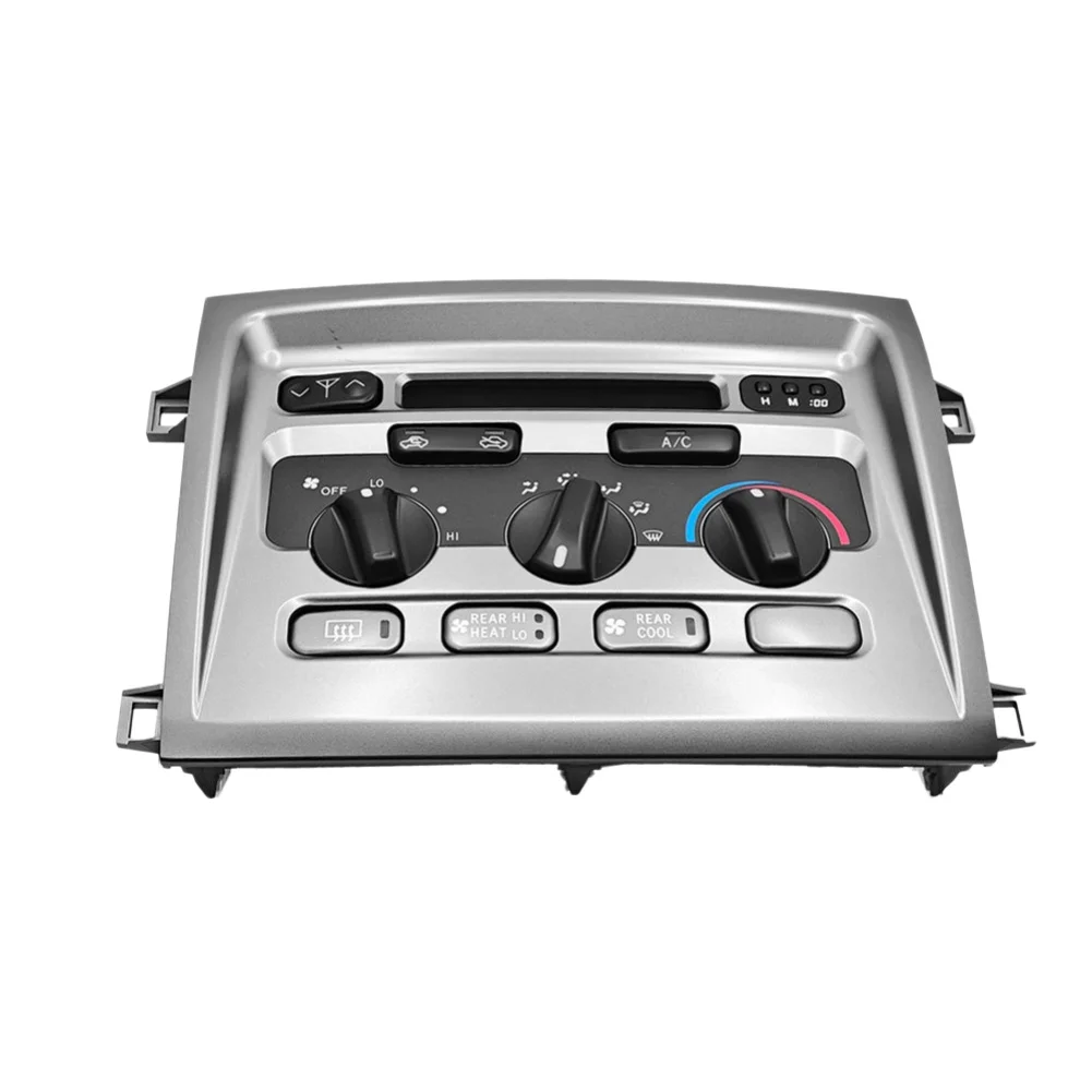 Center Console Trim AC Control Panel Crack Resistant Material Direct OEM Replacement Seamless Integration As Shown