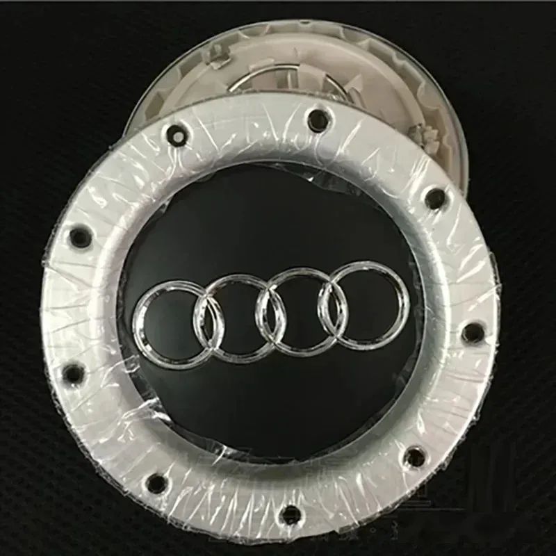 

4Pcs 146mm Gray Black Rim Cover Wheel Center Hub Caps Automotive Accessories For Audi TT 8D0 601 165 K 8D0601165K