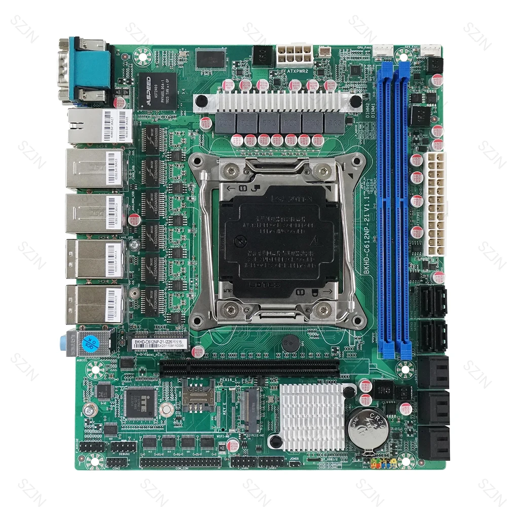 Imagem -02 - Motherboard Combo Sata para Cabo Sata 1m Lga20113 para Roteador Nas Servidor 6x2.5 Gbps I226 X99 na