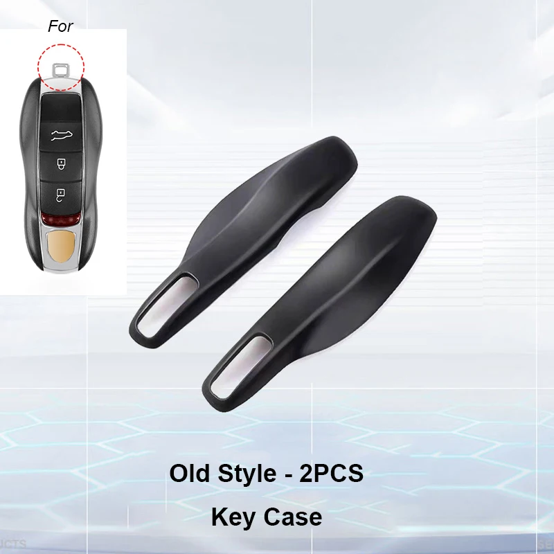 Interior Stickers For Porsche Cayenne Panamera Macan 911 718 Cayman Boxster Car Key Case Button Pad Modified Shell Middle Frame