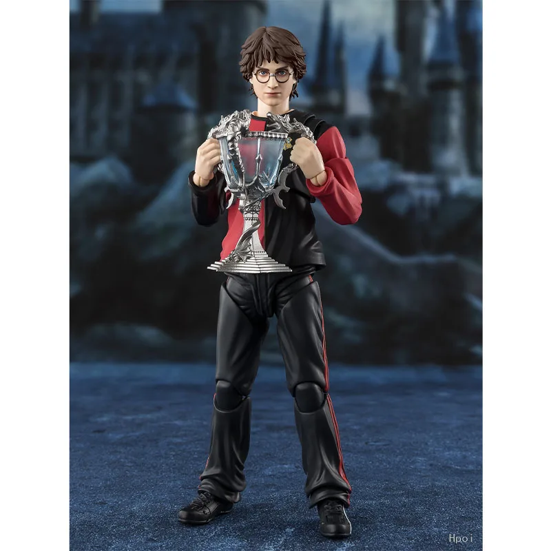 Auf Lager Original Bandai Harry Potter Modellbausatz SHF Harry Potter The Goblet of Fire Anime Action Figure Collection Fertigmodell
