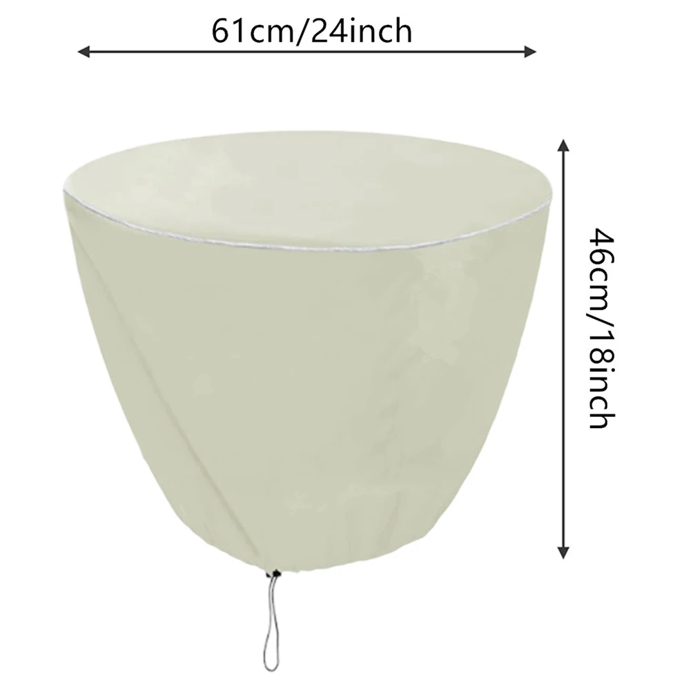 Outdoor Fountain Protection Garden Fountain Cover Adjustable Drawstring Advanced Sewing Technology Garden Cover