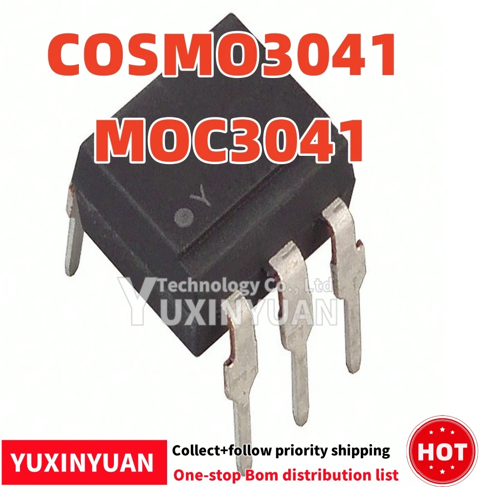 COSMO3041 MOC3041 DIP-6  10pcs/lot IN STOCK YUXINYUAN