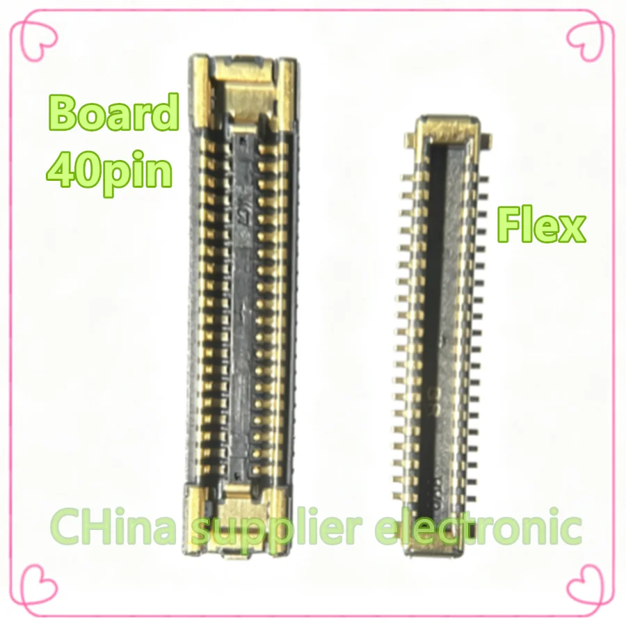LCD Display Screen FPC Connector On Flex For Samsung s22 M526 M52 USB Charging Charger Plug On Motherboard 40pin 60pin