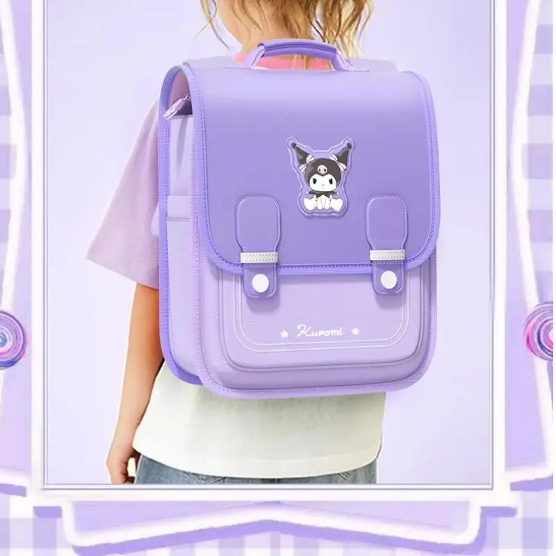 

Модный фестивальный подарок Sanrios Kuromi Cinnamoroll, школьная сумка для учеников, новая детская защита позвоночника, легкий вес, легкий вес