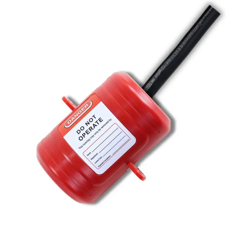 [NEW A09R!】 Electrical Plug Lock For Lockout Tagout - 220 Volt Power Cord Lockout Device,Extension Cord Lock,Industrial Grade
