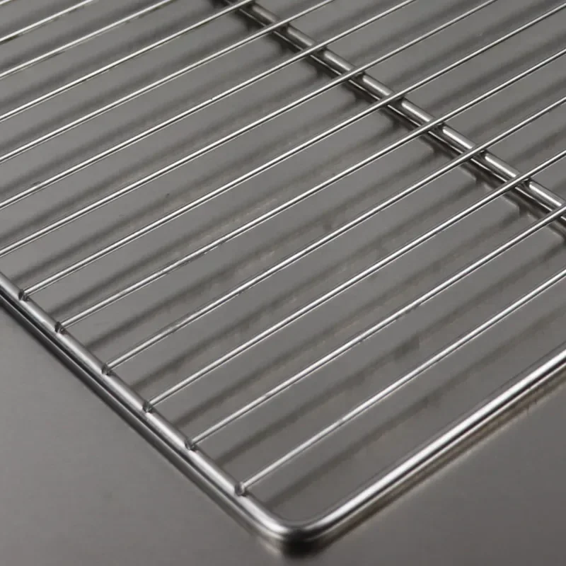 Commercial  Pan Kicthen Stainless Steel Steamer Oven Baking Tray Rack 530*325 Grade Cooling GN1/1