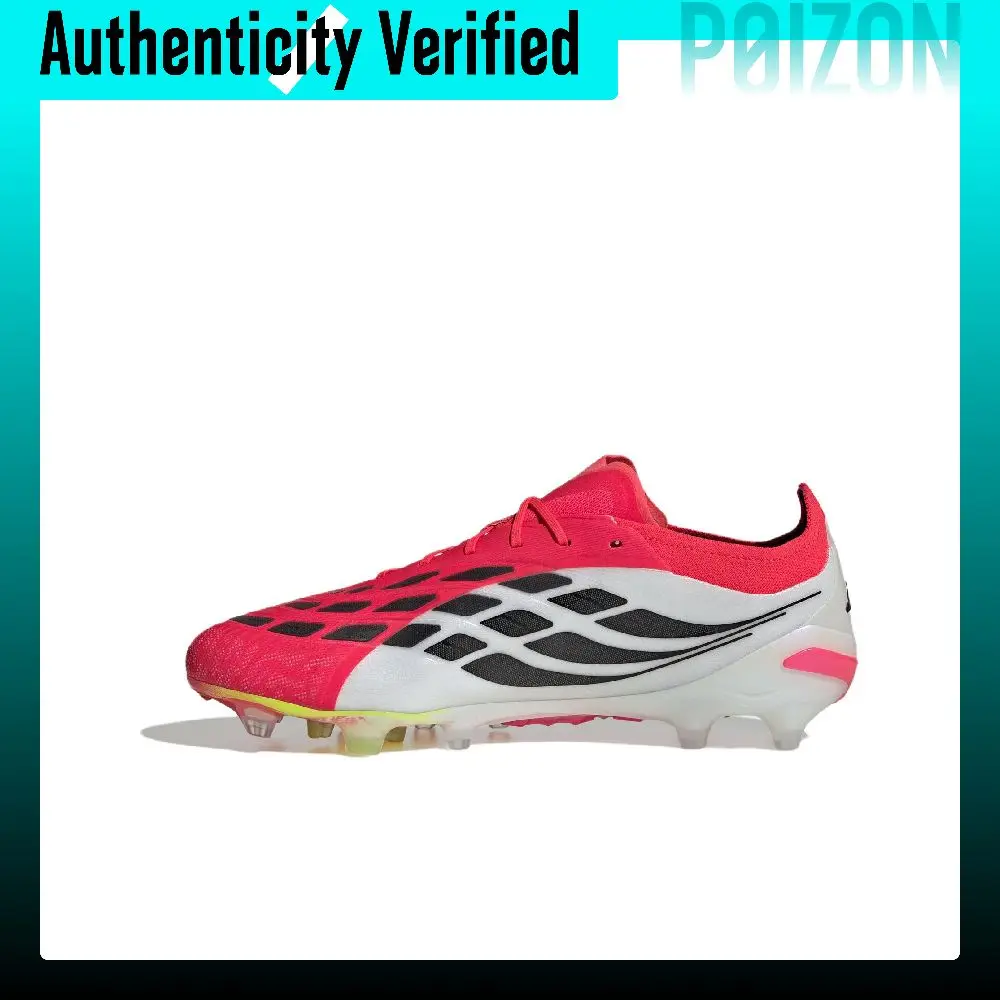 Adidas PREDATOR ELITE Comfortable AG Artificial Ground Soccer Shoes Unisex Red White JS0419