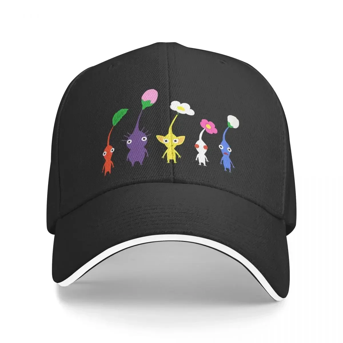 

Cute Pattern Blue Pikmin Game Multicolor Hat Peaked Women's Cap Personalized Visor Cycling Hats