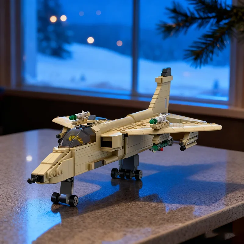 

938pcs MOC RAF Sepecat Jaguar Gulf War Creator Model Building toy blocks Architecture DIY creative Christmas gifts idea Birthday