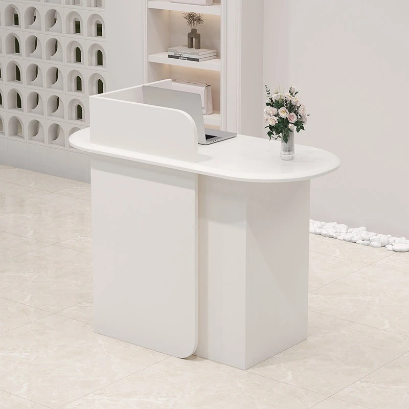 

Cream Wind Shop reception counter Small Clothing Shop Beauty Shop Nail reception counter Art mostrador de recepción Furniture