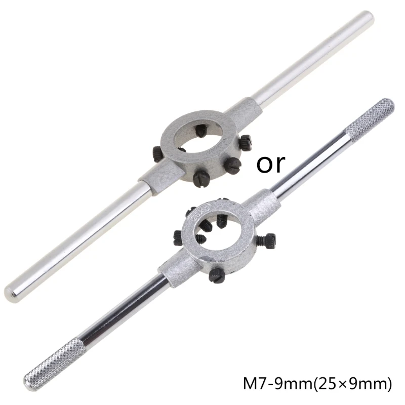 ipiip ダイストックハンドルレンチ高炭素鋼メトリックラウンドダイホルダー M3-M6 M7-9 M10-11 M12-16 M18-22 ダイス用