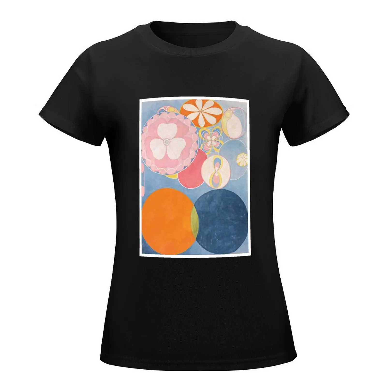 HD Grupp IV, nr 2, by Hilma af Klint 1907 HIGH DEFINITION T-Shirt Blouse tops korean fashion female Woman clothing