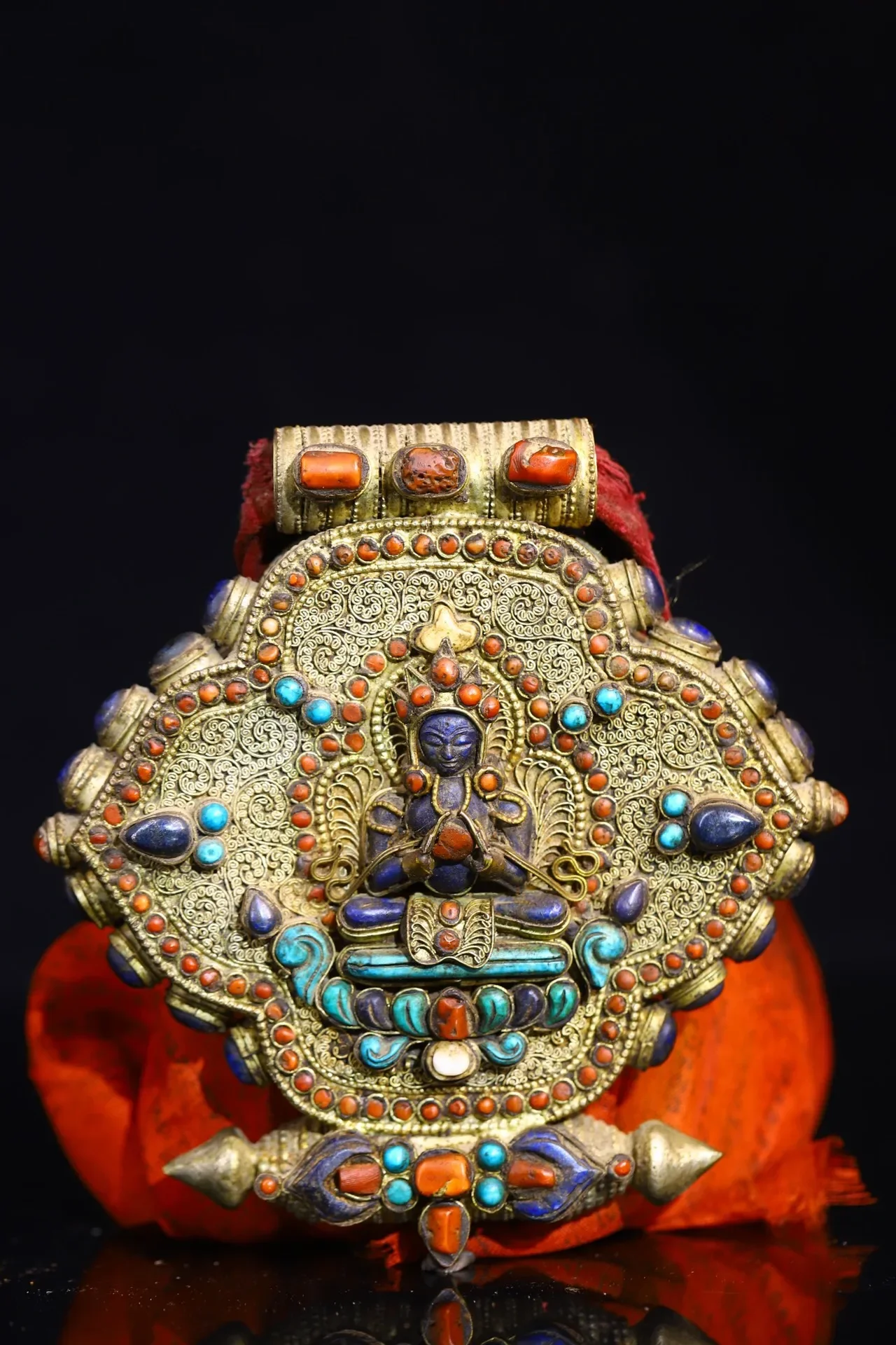 6"Tibetan Temple Co…