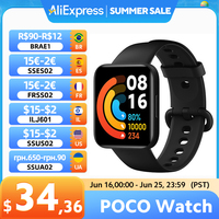 Global Version POCO Watch 1.6'' AMOLED Display 14 Days Battery GPS Always-on Watch Face Blood Oxygen Smartwatch