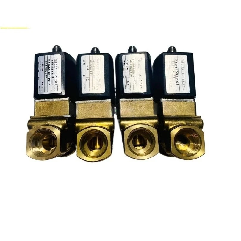 Válvula Solenoide del compresor de aire de tornillo de hamburguesa 644006101 644004401 válvula solenoide de descarga de hamburguesa más