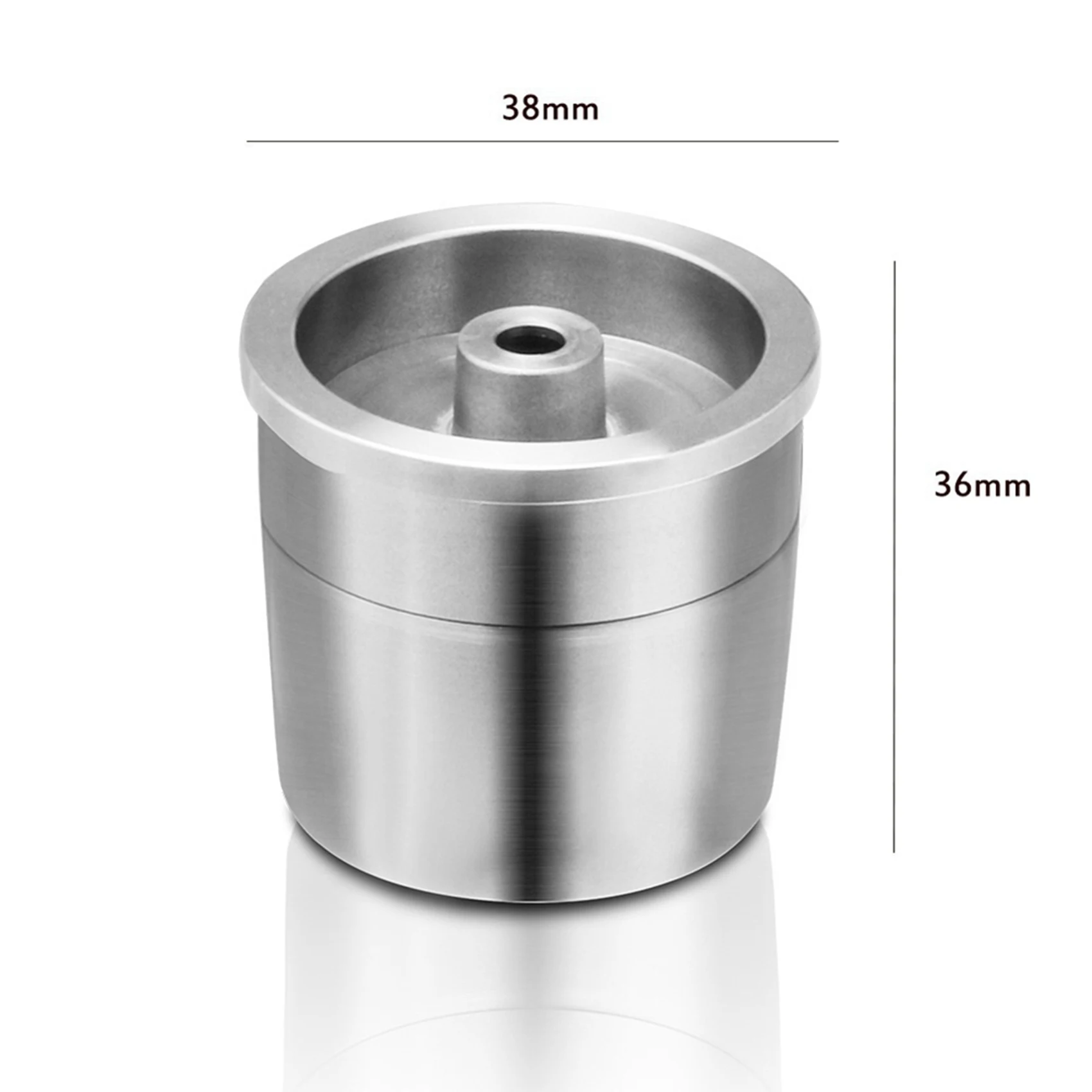 ABUD-3X Reusable Refillable Coffee Capsule Stainless Steel Coffee Capsule Concentrated Coffee Filter For ILLY Coffee Machine
