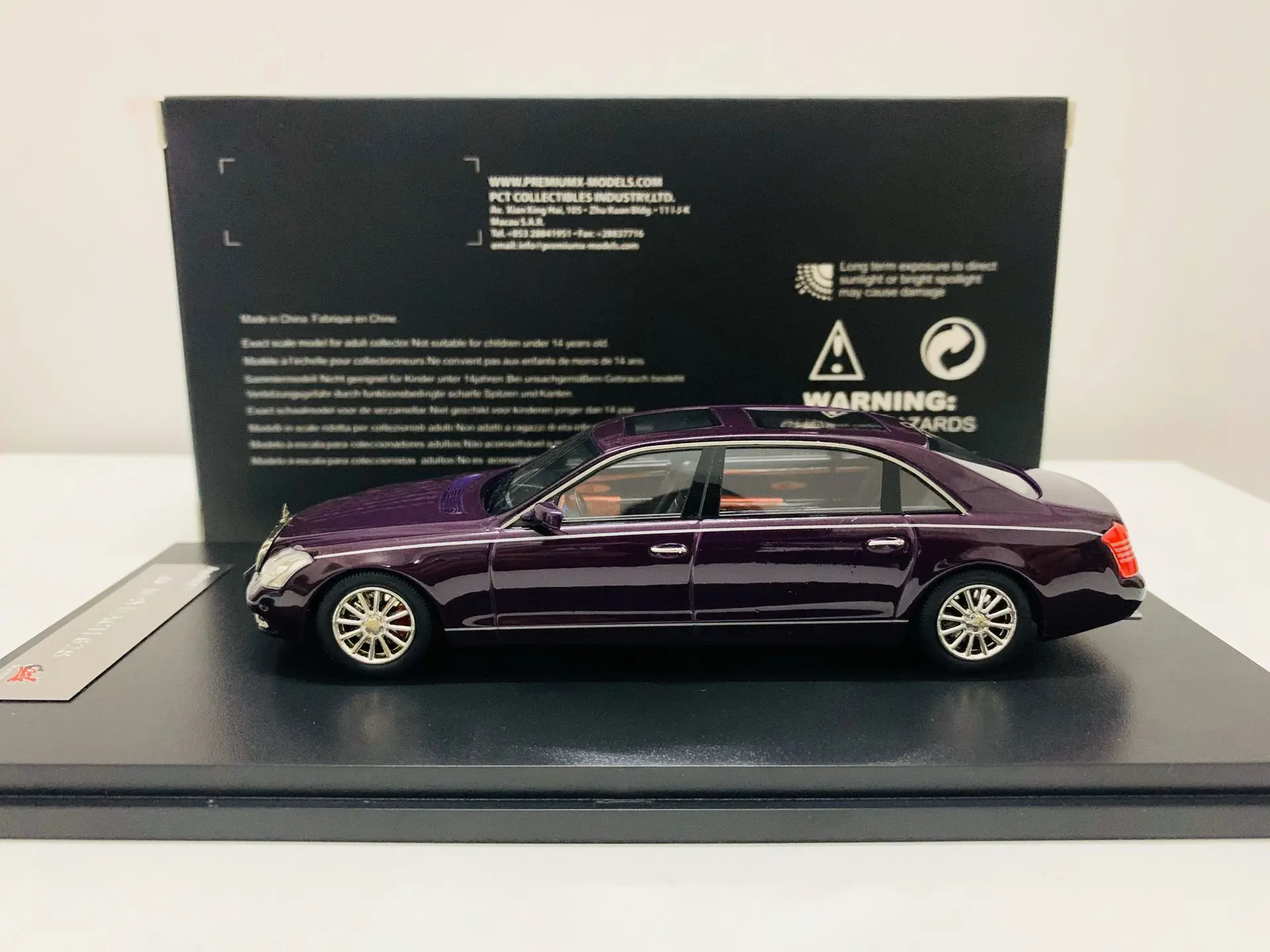 C Cool Models 62S Purple 1/43 Scale Diecast Model Car