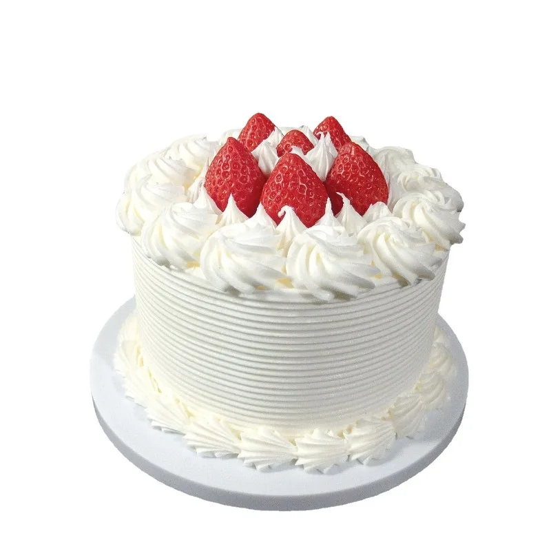Simulated Fruit Cake Model Fake Birthday Cake Sample Store Window Display Decoration Birthday Party Ornaments Photography Props