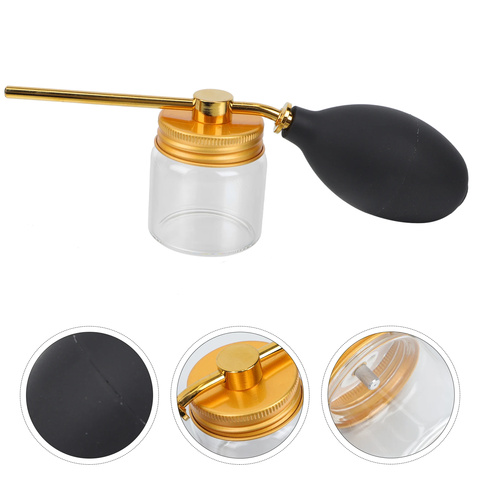 Spruzzatore per bottiglia di gasbag in fibra per salone domestico Dispersione uniforme della fibra Risparmio di denaro Flacone spray per polvere durevole