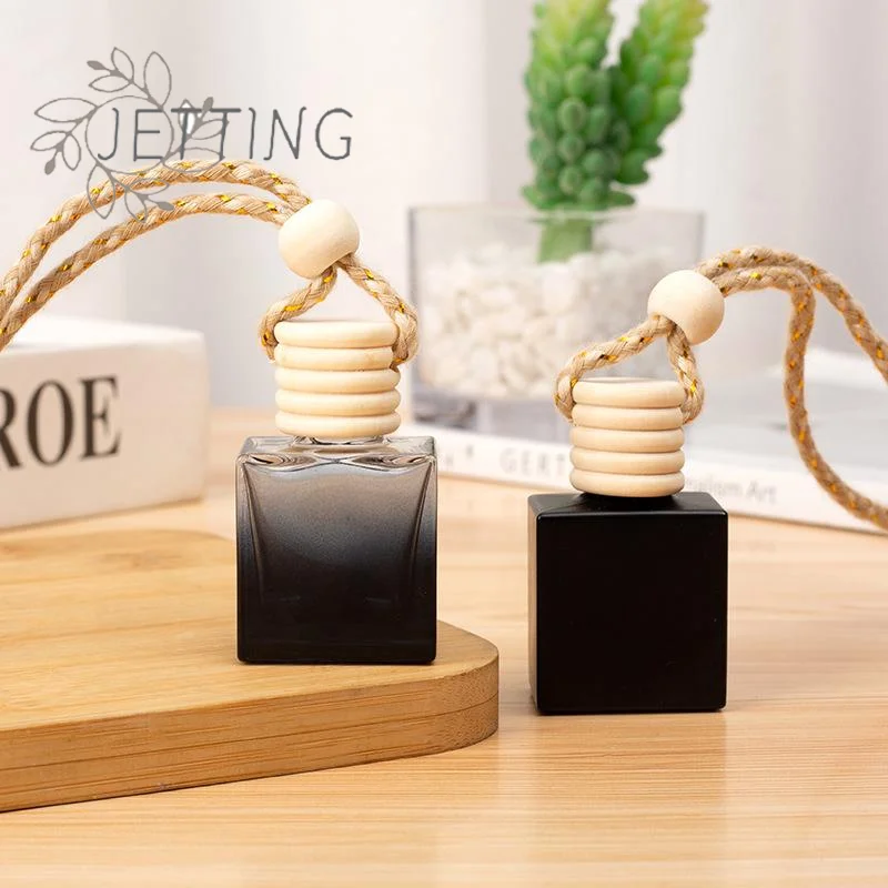 車用香水空ボトルペンダント、フレグランスオイルディフューザー、バックミラー取り付け型車内香水吊り下げ空ボトル（1個）