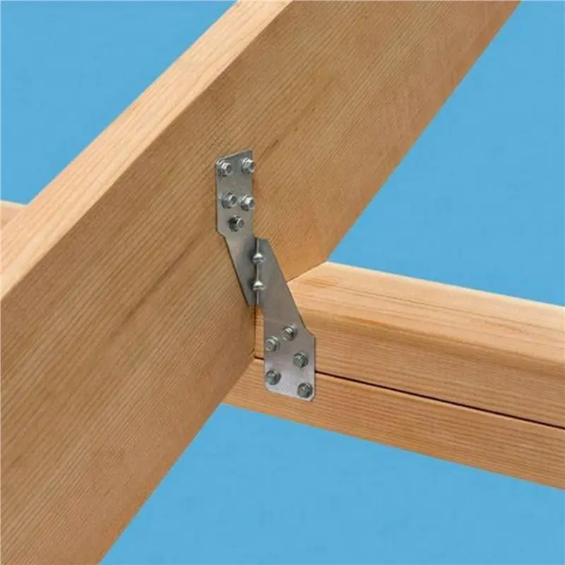 T21C Hurricane Tie Hick Galvanized Hurricane Straps H2.5A Strong Tie Brackets Trusses/Rafters Ties For Wood(75Pcs)
