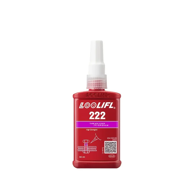 LOOLIFL50ml Fugenkleber Schraubenkleber Schnell Härtender Gewindesicherungskleber Anaerober Klebstoff Korrosionsbeständiger Anti-Lösen-Kleber