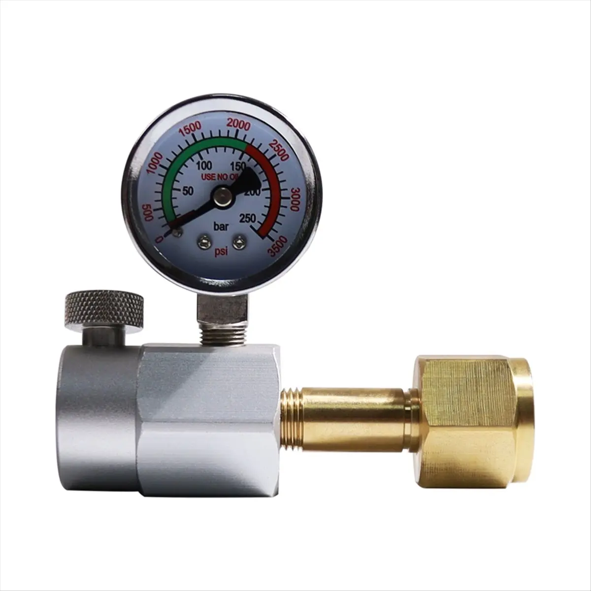 ABNH CO2 Refill Station Adapter for DUO Art Terra Quick Connect Cylinder From Carbon Dioxide Carbonator CGA320