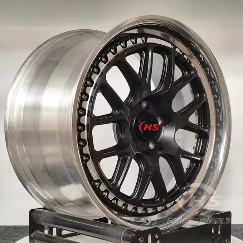 

Hot Sales2-piece Custom Forged Wheels Rims 18 19 20 21Inch 5x112 5x120 5x114.3 Beadlock Rims Hubs for / M2 M3 3 Series M4