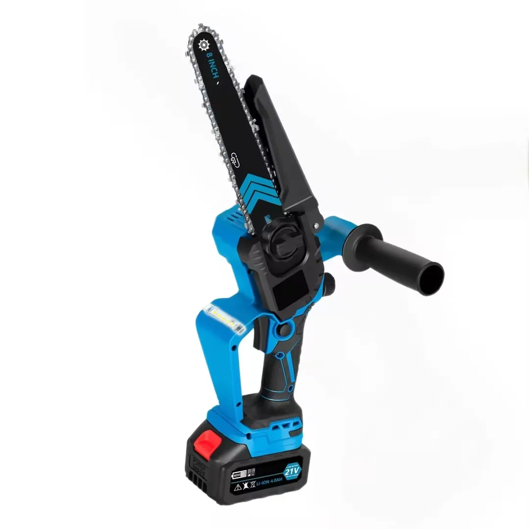 

Portable Mini Chainsaw Set 21V-Industrial Brushless Motor 600W Lithium Battery 6 In Guide Bar OEM Garden Pruning DIY