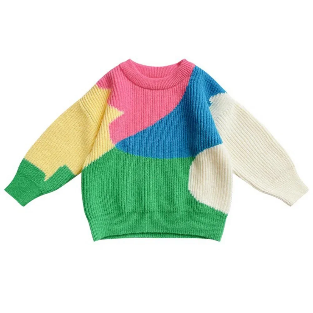 Korean Style Kids' Sweater Perfect for Autumn and Winter Versatile and Fashionable Kids' Sweater for All Occasions 1-7 Years